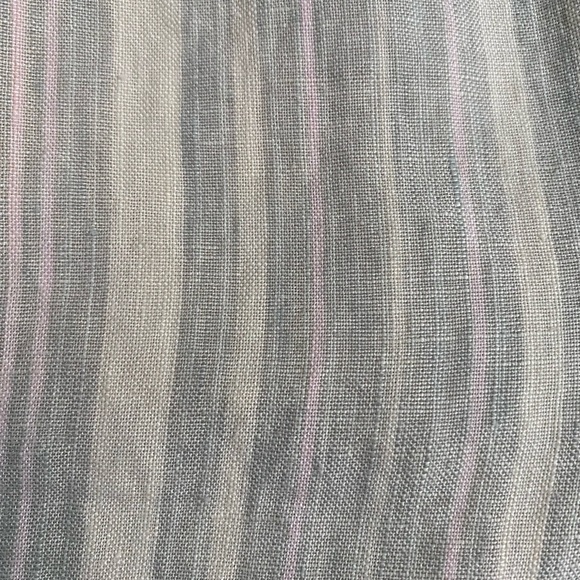 ANTHROPOLOGIE Beachy Linen Short Striped Pull on Drawstring women size Small - Picture 15 of 16